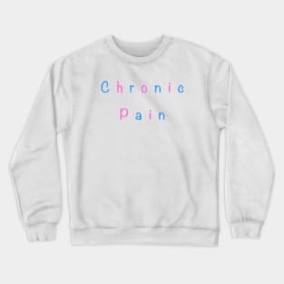 Fuzzy pain Crewneck Sweatshirt